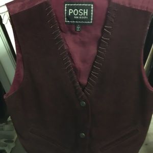 Leather vest